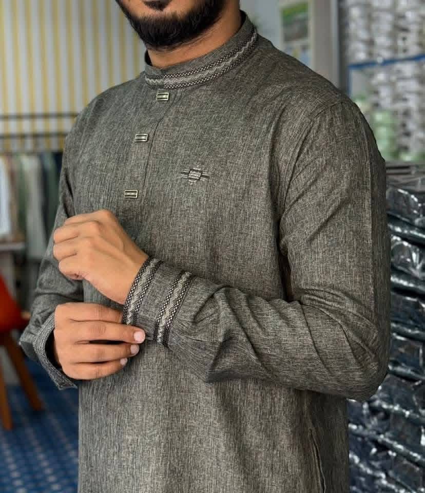 Premium Cotton Panjabi  Fabric: Premium Cotton